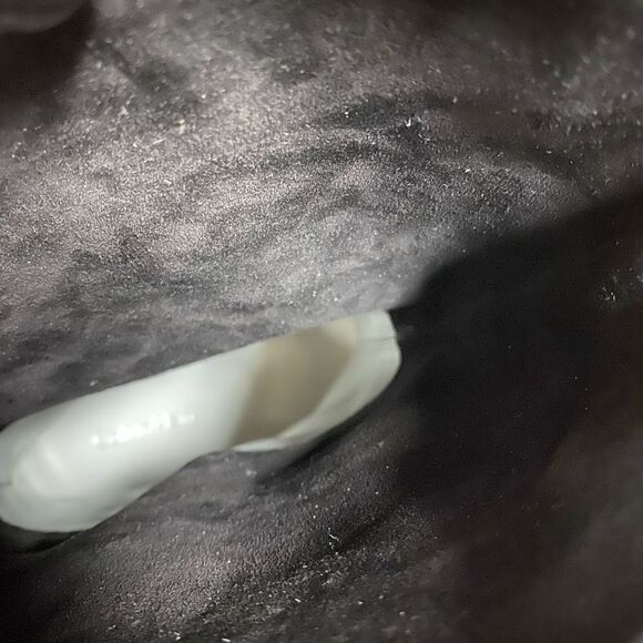 Calvin Klein Kaiya Cream Peep Toe Heeled Boots Size 6 - Picture 10 of 12